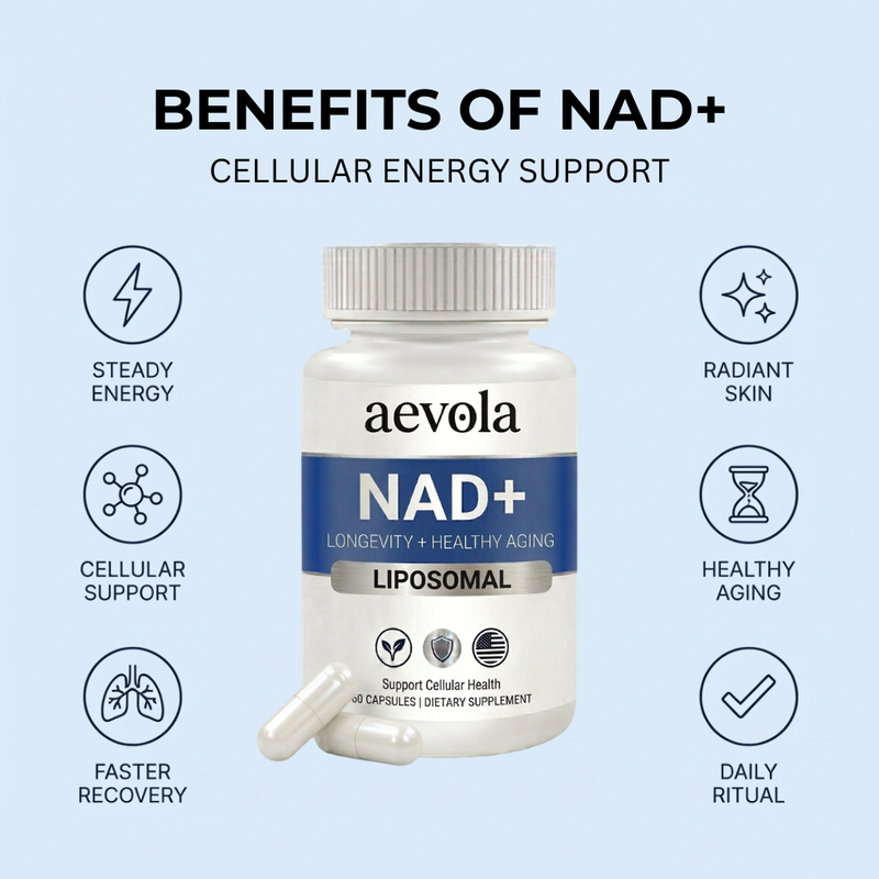 Aevola CoQ10 + Liposomal NAD+