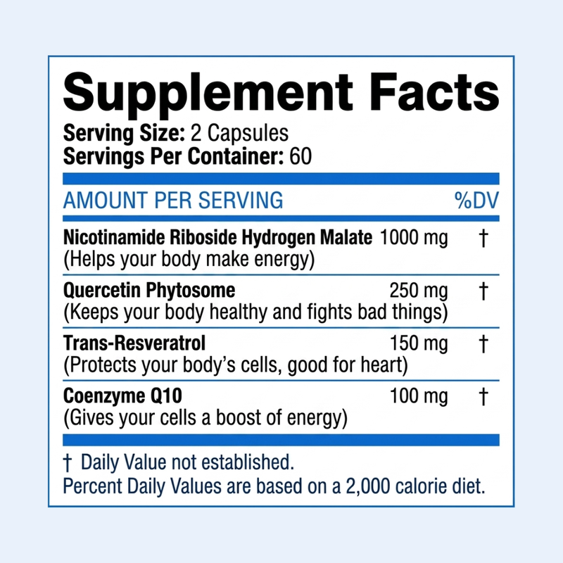 Aevola CoQ10 + Liposomal NAD+